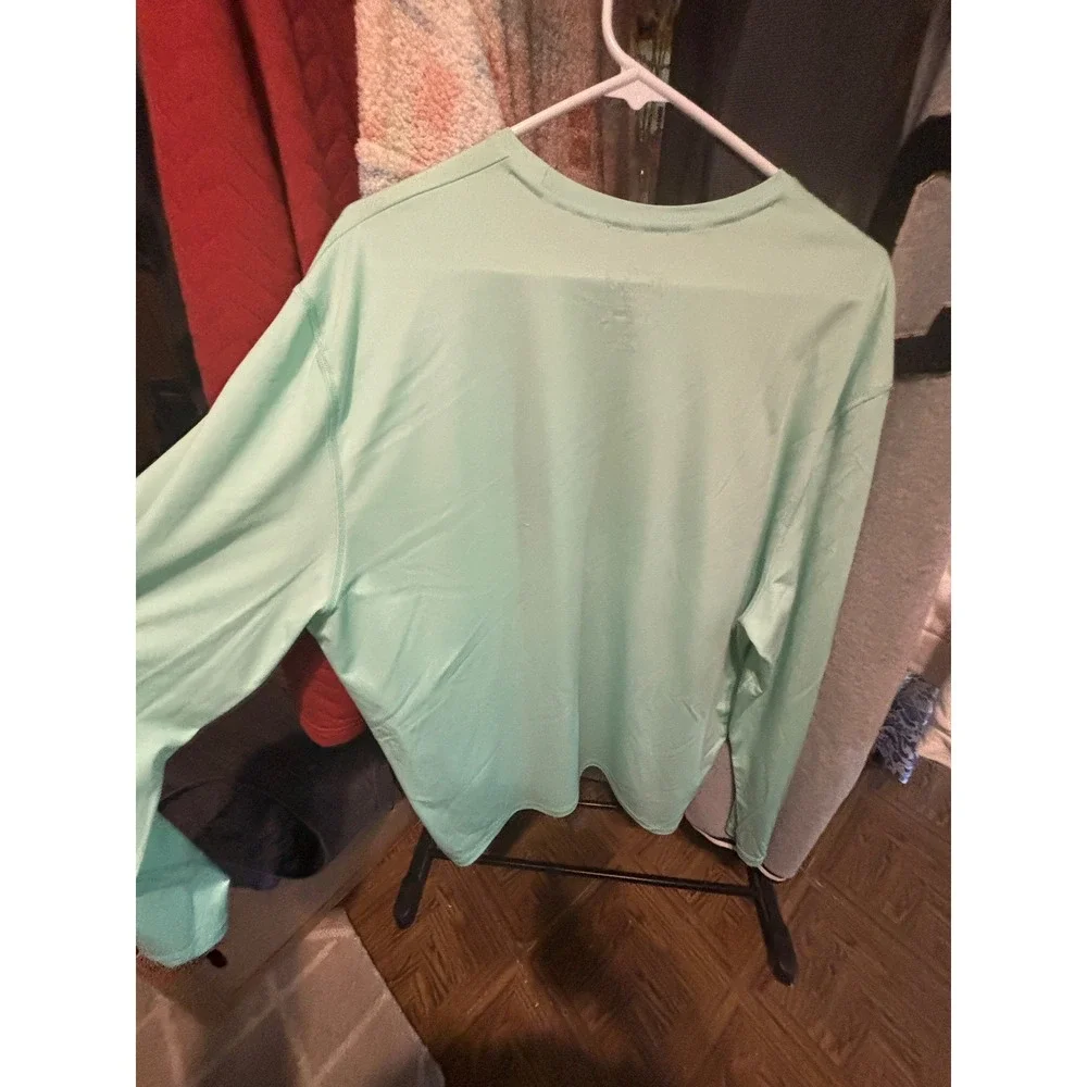 Gulf Shores Alabama League Unwind 2XL Long Sleeve UPF 50 Palm Tree Shirt - Picture 6 of 6